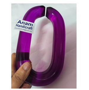 Adornos de Pared de Cadena Acrílica Modernos Personalizados, Hechos a Mano, Decoración Colgante de Resina Moderna para el Hogar, Listos para el Festival Diwali - Product Image 1