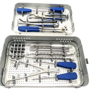 Juego de Instrumentos Ortopédicos de Acero Inoxidable Alemán para Cirugía de Columna Vertebral y Extremidades Inferiores, Certificado CE ISO, Venta al por Mayor - Product Image 1