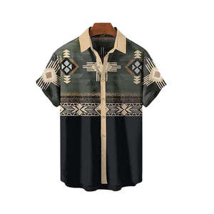 Chemise décontractée unisexe à manches courtes de haute qualité, respirante, confortable, au design unique, anti-plis, tricotée - Product Image 2
