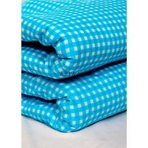 เสื้อผ้าแฟชั่นน้ำหนักเบา พิมพ์ลายบล็อกด้วยมือ ลายสี่เหลี่ยม สำหรับตกแต่งบ้าน สวมใส่สบาย เหมาะสำหรับผู้หญิงและเด็กผู้หญิง งานเย็บปักถักร้อย ART&ART ผ้าคุณภาพสูง - Product Image 6