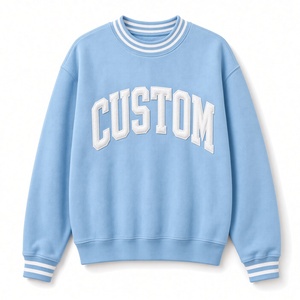Sudadera de Cuello Redondo con Letras Bordadas Personalizadas, Sudadera Amarilla de Manga Larga para Mujer, Top de Punto Informal para Otoño - Product Image 4