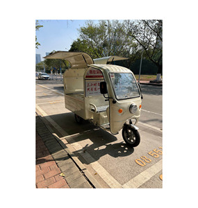 Tricycle électrique pour la restauration rapide, chariot de cuisine mobile en acier inoxydable avec garantie de 2 ans, remorque alimentaire à 3 roues à vendre - Product Image 6