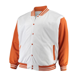 <b>Men's</b> Vintage Wool <b>Jacket</b> for Winter Outdoor Sports Custom Logo Embroidery Stand Thin College Baseball <b>Varsity</b> <b>Bomber</b> <b>Jacket</b> - Product Image 5