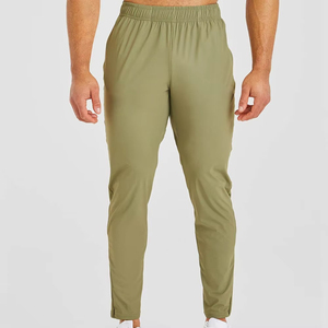 <b>Men</b> Cotton Fleece <b>Jogger</b> Sweatpants Casual Drawstring Pants Soft Warm Streetwear Trousers With Side Pockets Custom Wholesale - Product Image 1