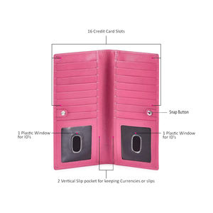 Cartera Larga Vintage de Cuero Genuino, Cuero Crazy Horse 2026, Cartera Larga de Venta Caliente para Hombre y Mujer - Product Image 4