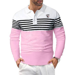 Polos de Manga Larga para Hombre de Primera Calidad, Corte Ajustado, Transpirables, Ropa Deportiva - Product Image 3