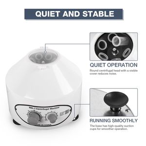 Centrifugeuse de laboratoire électrique 110V avec contrôle de vitesse et minuterie, 4000 tr/min, 6x20ml, pour plasma et PRP, centrifugeuse de laboratoire de bureau - Product Image 3