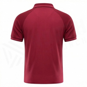 เสื้อโปโลผู้ชายแบบซิปครึ่งตัว ทรงหลวม แขนสั้น สีตัดต่อ โลโก้สั่งทำ ระบายอากาศได้ดี แฟชั่น สีสันปรับแต่งได้ - Product Image 2