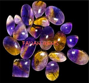 Ametrino Natural, Gema Suelta, Cabujón Pulido, Forma Mixta, Cristal Certificado para la Fabricación de Joyas y Colgantes, Todos los Tamaños Disponibles - Product Image 2