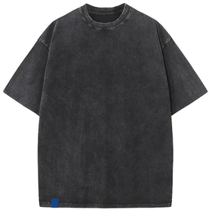 Durable Quality Acid Wash T Shirt 100% Cotton Lightweight Fabric Short Sleeve Crew Neck Regular Fit Daily Wear Acid Wash T Shirt - Product Image 1