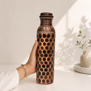 Eco Friendly <b>Copper</b> <b>Drinking</b> <b>Bottle</b> from Indian exports international ( CERTIFIED PURE <b>COPPER</b> ) - Product Image 1