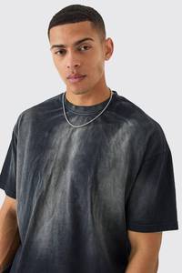 Camiseta de Hombre con Efecto Deslavado, 100% Algodón, Estilo Vintage, Oversize, Casual, Streetwear, con Logotipo Personalizado, Transpirable, de Alta Calidad, OEM - Product Image 4