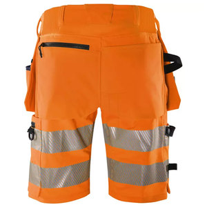 Shorts de travail extérieurs personnalisés à haute visibilité, écologiques, solides, à séchage rapide, 100 % coton, pour la sécurité sur les chantiers - Product Image 6