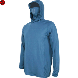 Sudadera con Capucha UPF 50+ para Pesca, Secado Rápido, Manga Larga, Protección Solar, con Máscara Integrada, para Campismo al Aire Libre - Product Image 5