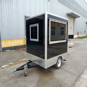 Camion de restauration rapide professionnel entièrement équipé avec friteuse, châssis en aluminium, barbecue motorisé, remorque de concession, véhicule de service alimentaire mobile - Product Image 1
