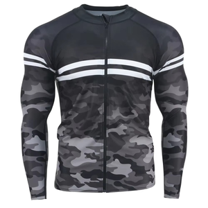OEM Design Compression Mma Rash Guard bjj Rash guard custom Sublimated <b>Printed</b> Mens Rash Guard - Product Image 5