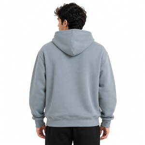 Sweat-shirts à capuche en coton haute densité, coupe oversize, style streetwear, pour l'hiver, marque privée, vente en gros, usine de vêtements - Product Image 4