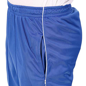 Survêtement Homme Bleu Color Block Manches Longues Col Montant Fermeture Éclair Style Sportif Respirant Polyester Idéal Automne - Product Image 6