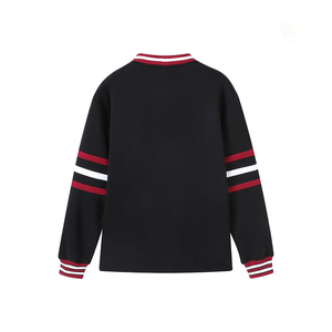 Custom Sorority Morehouse Black Fleece <b>Cardigan</b> <b>Chenille</b> V Neck Unisex Winter Wear for Wholesale Team Orders Group Sourcing - Product Image 6