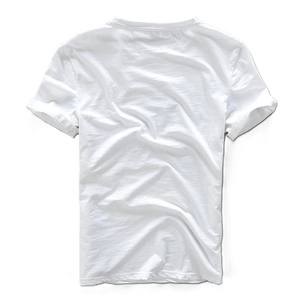 Nueva camiseta blanca con bordado de árbol para hombre, camiseta minimalista con gráfico de naturaleza, camiseta de manga corta de algodón transpirable para verano, ropa de calle - Product Image 2