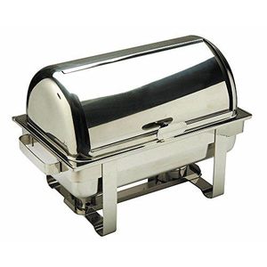 Recipiente para Buffet de Acero Inoxidable de Primera Calidad para Hoteles, con Acabado Espejo y Tapa Enrollable - Product Image 6
