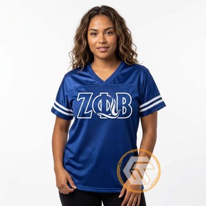 T-shirt personnalisé ZETA PHI BETA pour femmes, sororité, décontracté, sublimé, respirant, écologique, anti-UV, séchage rapide, 100% coton - Product Image 4