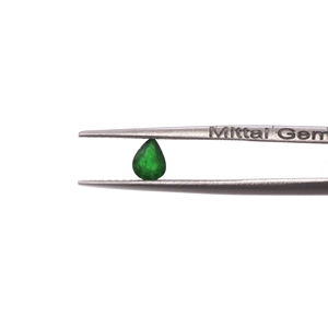Perlas calibradas de esmeralda natural de Zambia de 3x5 mm, piedras preciosas facetadas sueltas naturales para la fabricación de joyas, listas para usar. - Product Image 2