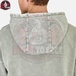Qualité supérieure, nouvelle arrivée, meilleur fournisseur, service OEM ODM avec logo personnalisé, nouveaux sweats à capuche vintage tendance pour hommes, effet délavé à l'acide. - Product Image 4