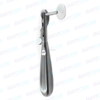 Coupe-doigts manuel réutilisable en acier inoxydable à finition mate, instrument chirurgical