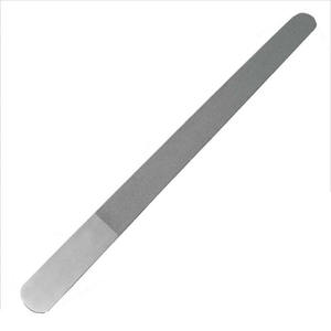 Mini lime à ongles double face en acier inoxydable robuste et épais, grain 80, forme bateau, outils de polissage pour hommes - Product Image 1