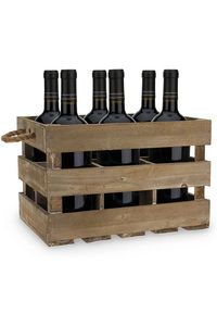 6-Pack Beer Carrier With Metal Bottle Opener Handcrafted Wooden Bottle Carrier - Product Image 3