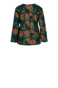 เสื้อผู้หญิงลายดอกไม้ผ้าฝ้ายคุณภาพเยี่ยม น้ำหนักเบา ระบายอากาศได้ดี แขนสั้น เหมาะสำหรับฤดูร้อน มีจำหน่ายในราคาพิเศษ - Product Image 4