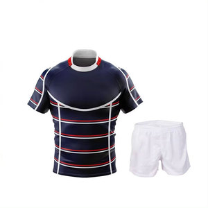 100% Polyester Adult Size Rugby Uniform Quick Dry Plus Size Design Custom made Breathable New Rugby Football Wear - Product Image 5