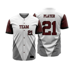 Uniforme de Béisbol para Hombre al por Mayor, Diseño Ajustado, Colores Personalizables, Ligero, Transpirable, 100% Poliéster, Nuevo - Product Image 3