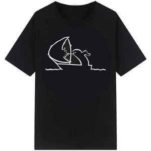 T-shirt col rond 180 grammes en gros, impression DTG logo personnalisé, t-shirt homme vierge, design uni et tendance, dernière collection - Product Image 4
