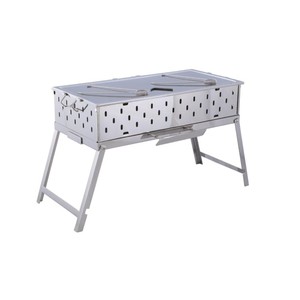 Parrilla de Carbón para Barbacoa, Fabricada con Acero Inoxidable de Alta Calidad, Ideal para Campamentos y Fiestas en el Patio Trasero - Product Image 5