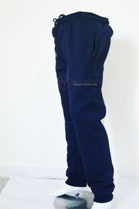 Pantalon de jogging léger et respirant 100 % coton bleu marine pour homme, avec taille élastique, idéal pour le sport, la course, la randonnée et les voyages - Product Image 2