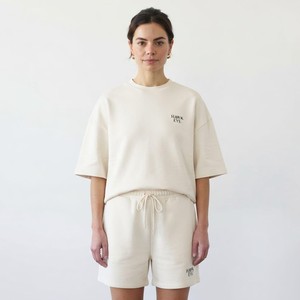 Wholesale Custom Women's Summer 2 Piece <b>Set</b> with Above Knee Shorts and Crop Top Cotton Mesh Lace <b>Twin</b> <b>Set</b> - Product Image 4