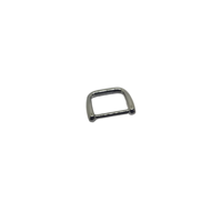 MING KEE METAL Hebilla de anilla en D de 22 mm de aleación de zinc para correas, sin plomo/níquel, certificada ISO 9001/OEKO-TEX, acabado anti-bronce/gun metal