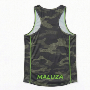 Ensemble d'entraînement de basketball d'été MALUZA de haute qualité imprimé, grande taille, respirant, débardeur et short - Product Image 2
