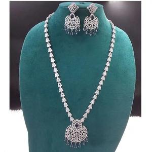 American Diamond Perfection <b>Jewelry</b> <b>Set</b> Traditional Yet Elegant Design <b>For</b> <b>Women</b> Factory Wholesale Export Supply - Product Image 2