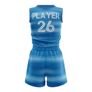 Conjunto de Uniforme de Baloncesto Femenino OEM, Camiseta sin Mangas Sublimada y Pantalones Cortos, Ropa Deportiva Ligera de Secado Rápido - Product Image 5