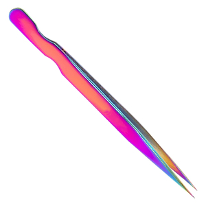 Pinzas para Pestañas de Acero Inoxidable con Logotipo Personalizado, Punta Fina y Lisa para Extensión de Pestañas Postizas, Bajo MOQ, Accesorio de Belleza y Maquillaje - Product Image 6