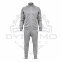Ensemble de survêtement sportif unisexe personnalisé pour l'hiver, 2 pièces, sweat à capuche zippé et pantalon de jogging, polyester et coton, pour la salle de sport, la course à pied, décontracté, OEM ODM