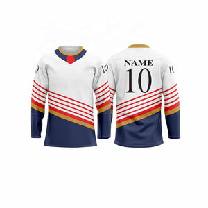 Conjunto de Uniforme de Hockey sobre Hielo Unisex, Tela de Poliéster de Secado Rápido y Transpirable, Sublimado, para Adultos - Product Image 6