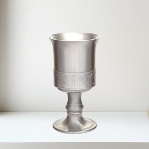 Ensemble de verres à vin élégants en acier inoxydable finition miroir pour bar - Product Image 3