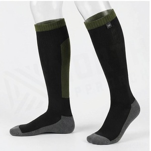 <b>Knee</b> <b>High</b> <b>Socks</b> Black Olive Green Cuff Breathable Hiking <b>Socks</b> for Adults Autumn Season - Product Image 3