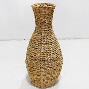 Artex Dong Thap Factory Decorative <b>Vases</b> Eco-Friendly Rattan Seagrass Storage <b>Wicker</b> Flower <b>Vase</b> Vintage Bud <b>Vases</b> Wholesale - Product Image 1