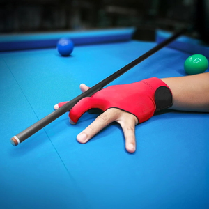 Guantes de Snooker Ligeros, Diseño Minimalista, Parte Trasera Transpirable de Poliéster, Palma Suave de Piel de Oveja - Product Image 3