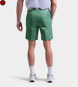Shorts de golf pour hommes, décontractés, couleur unie, plissés, longueur genou, service OEM, respirants, écologiques, légers et doux - Product Image 6